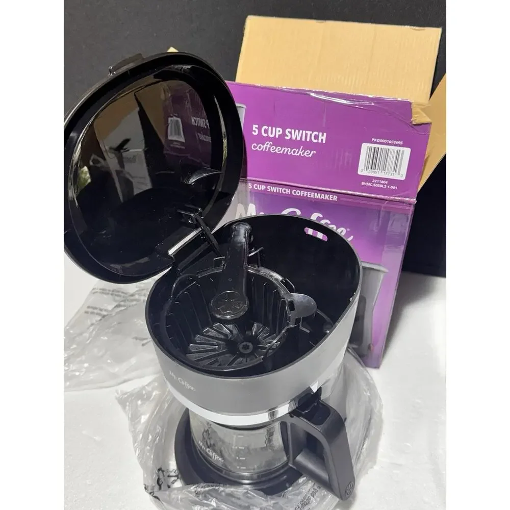 Set Of 2! Mr Coffee 5 Cup Mini Brew + Toastmaster 5 Cup Coffee Maker Set Used